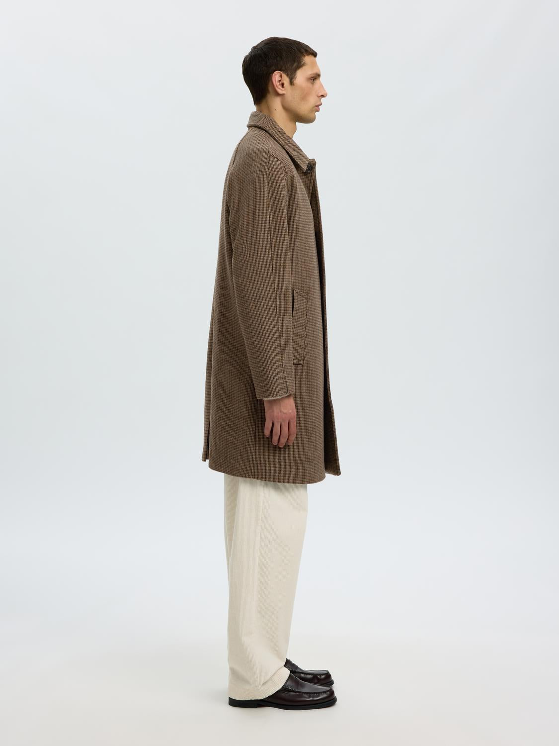 Long Wool Blend Coat