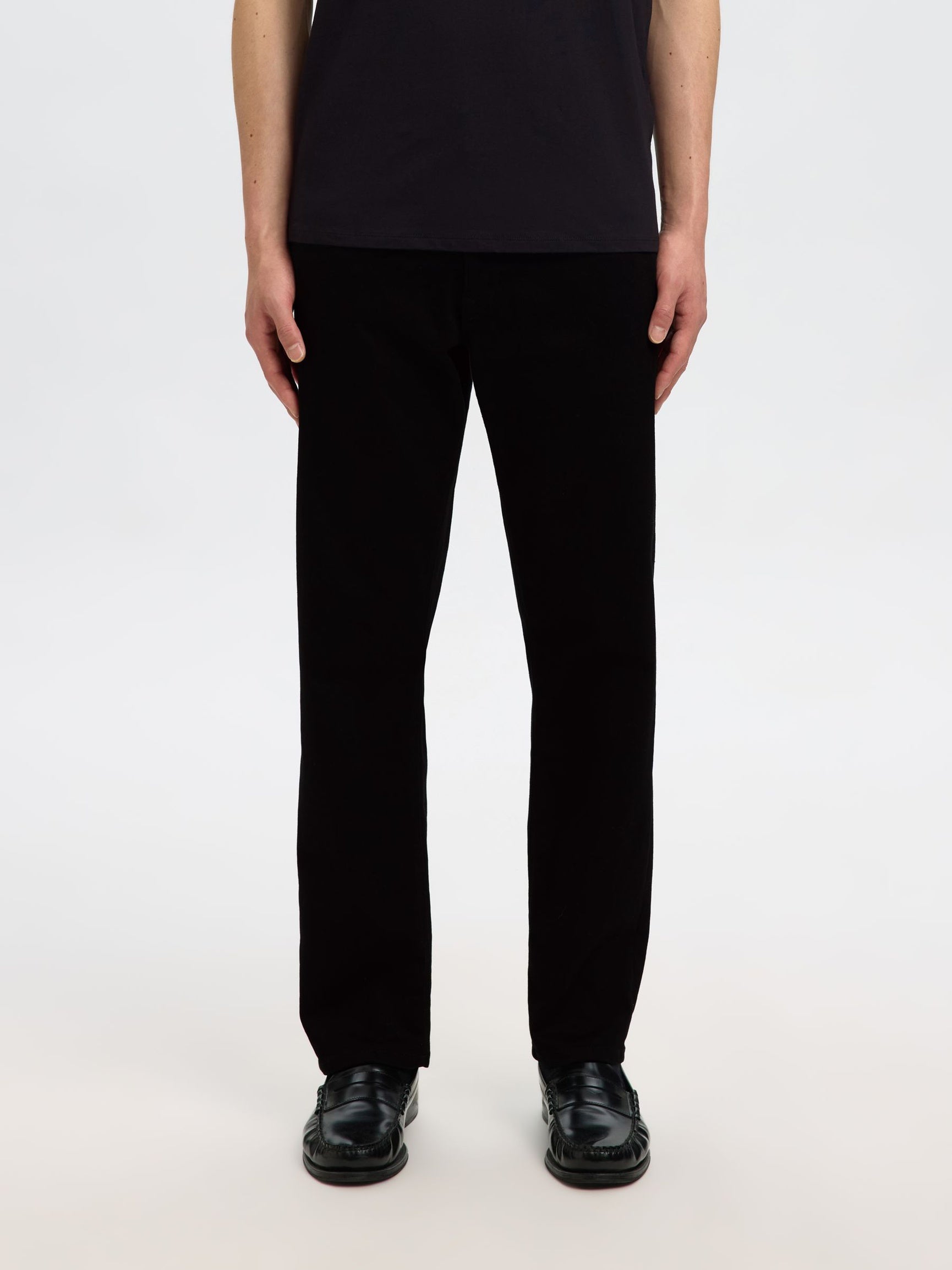 Black Straight Fit Jeans