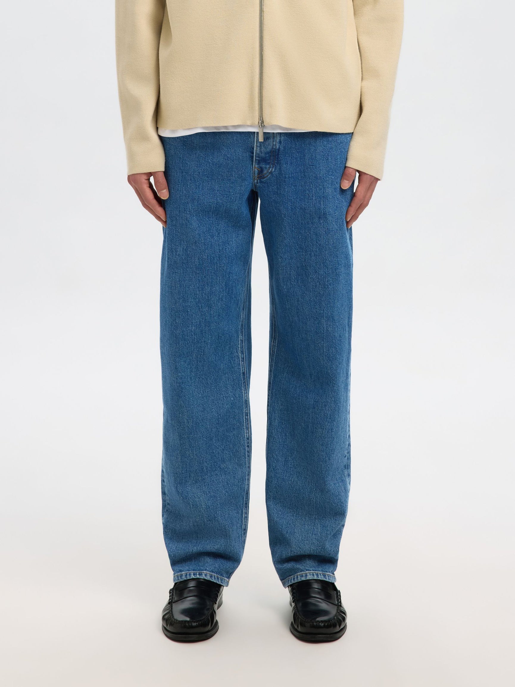 Organic Cotton Straight Fit Jeans