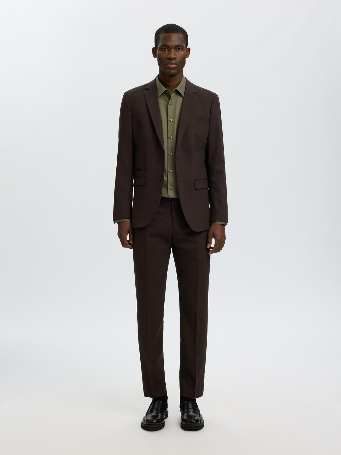 Dark Green Slim Fit Shirt