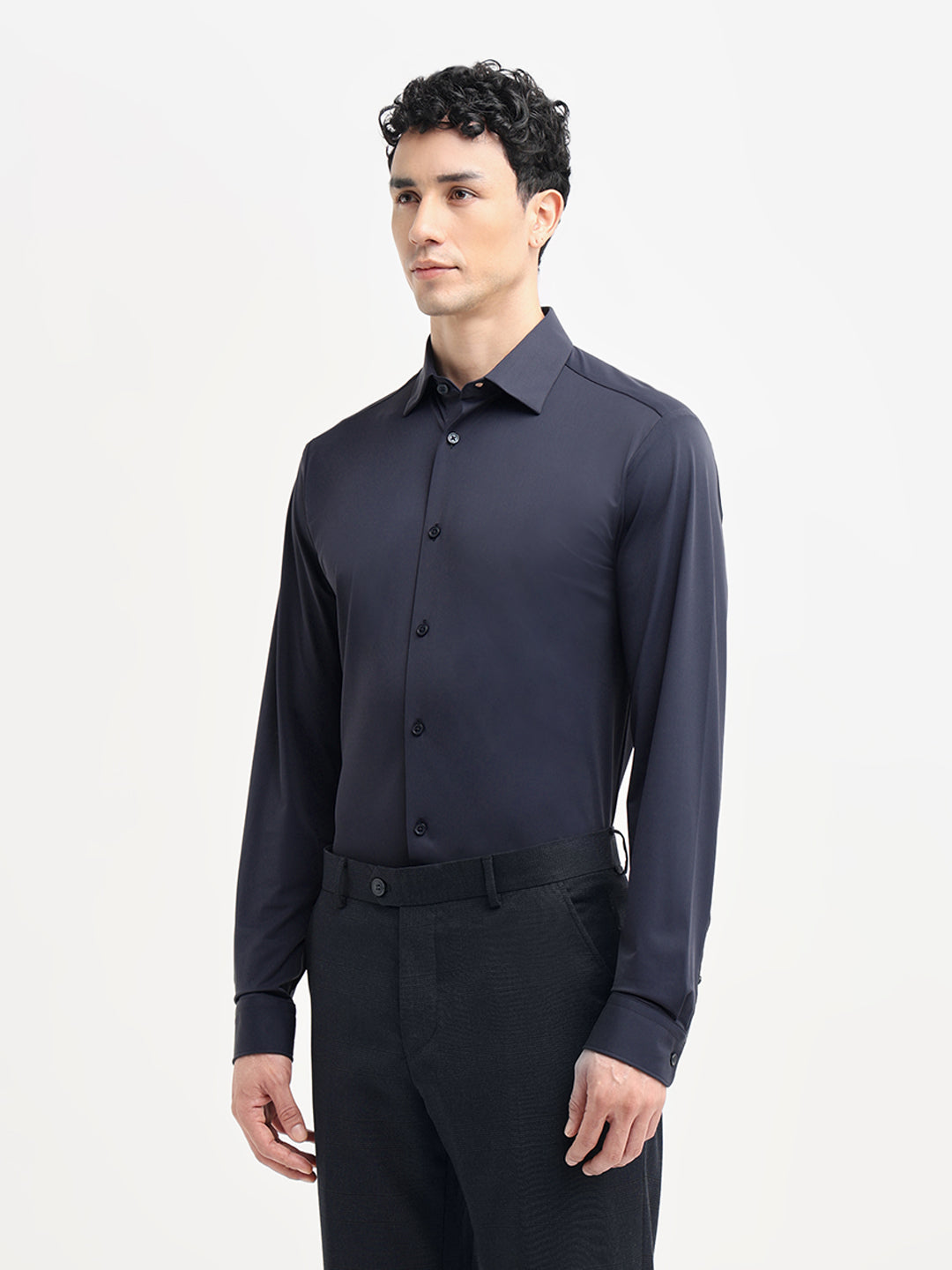 Dark Blue Slim Fit Shirt