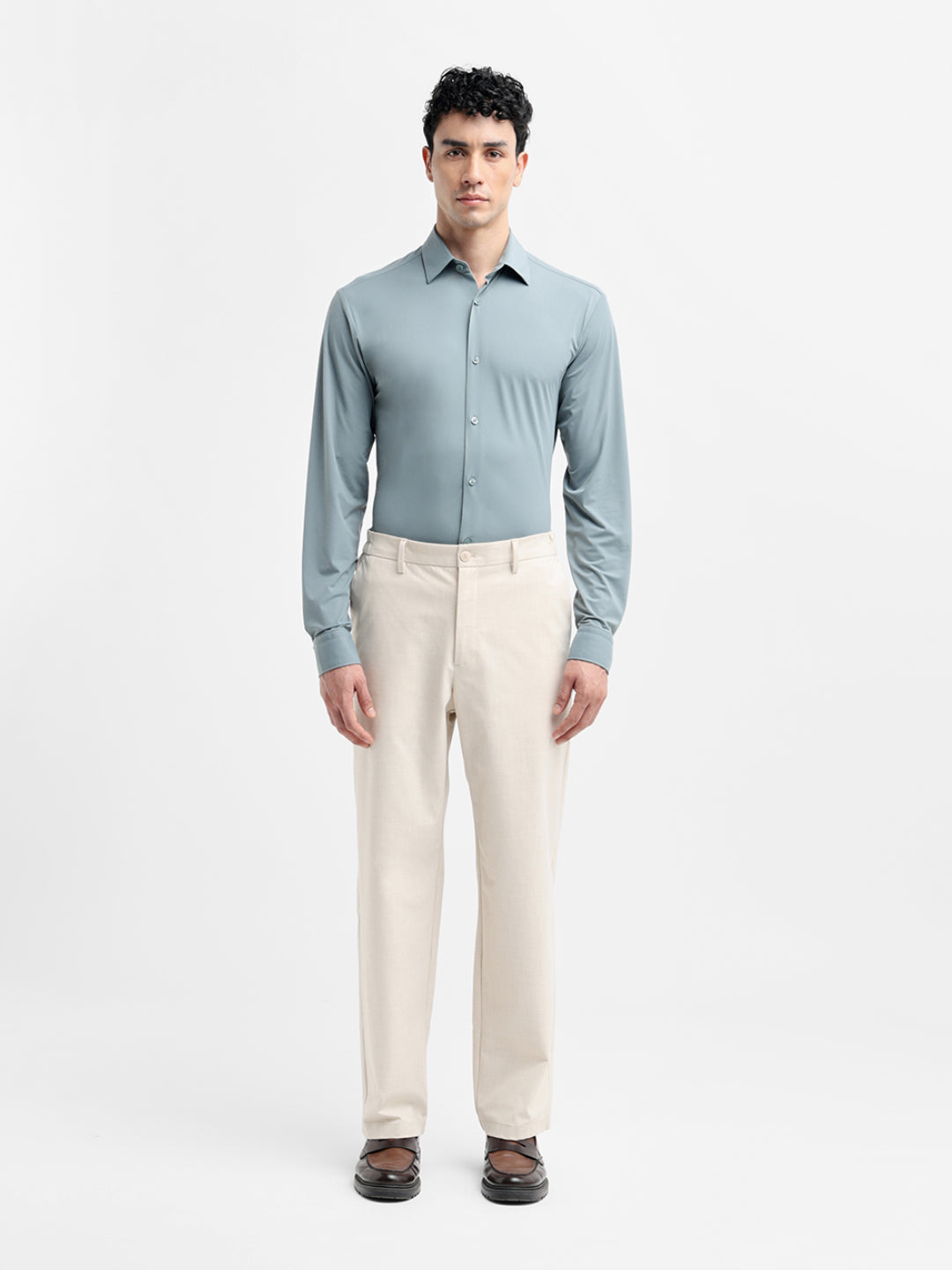 Blue Slim Fit Shirt
