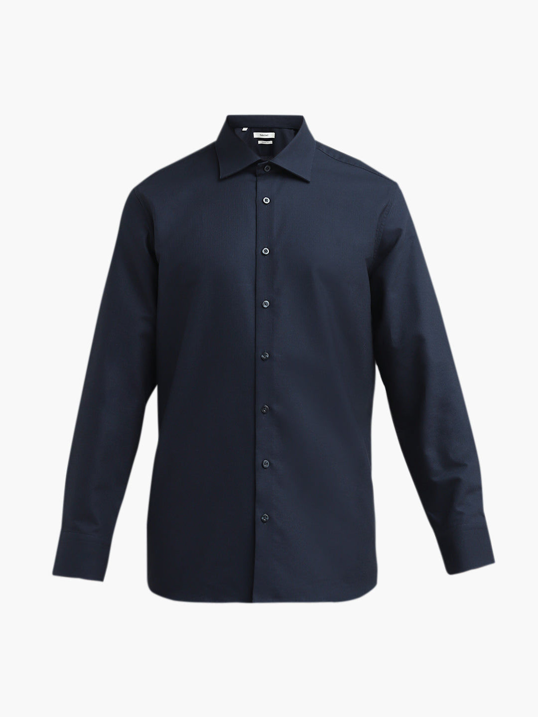 Dark Blue Cotton Formal Shirt