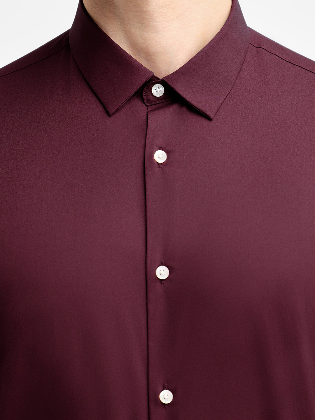 Dark Red Regular Fit Shirt