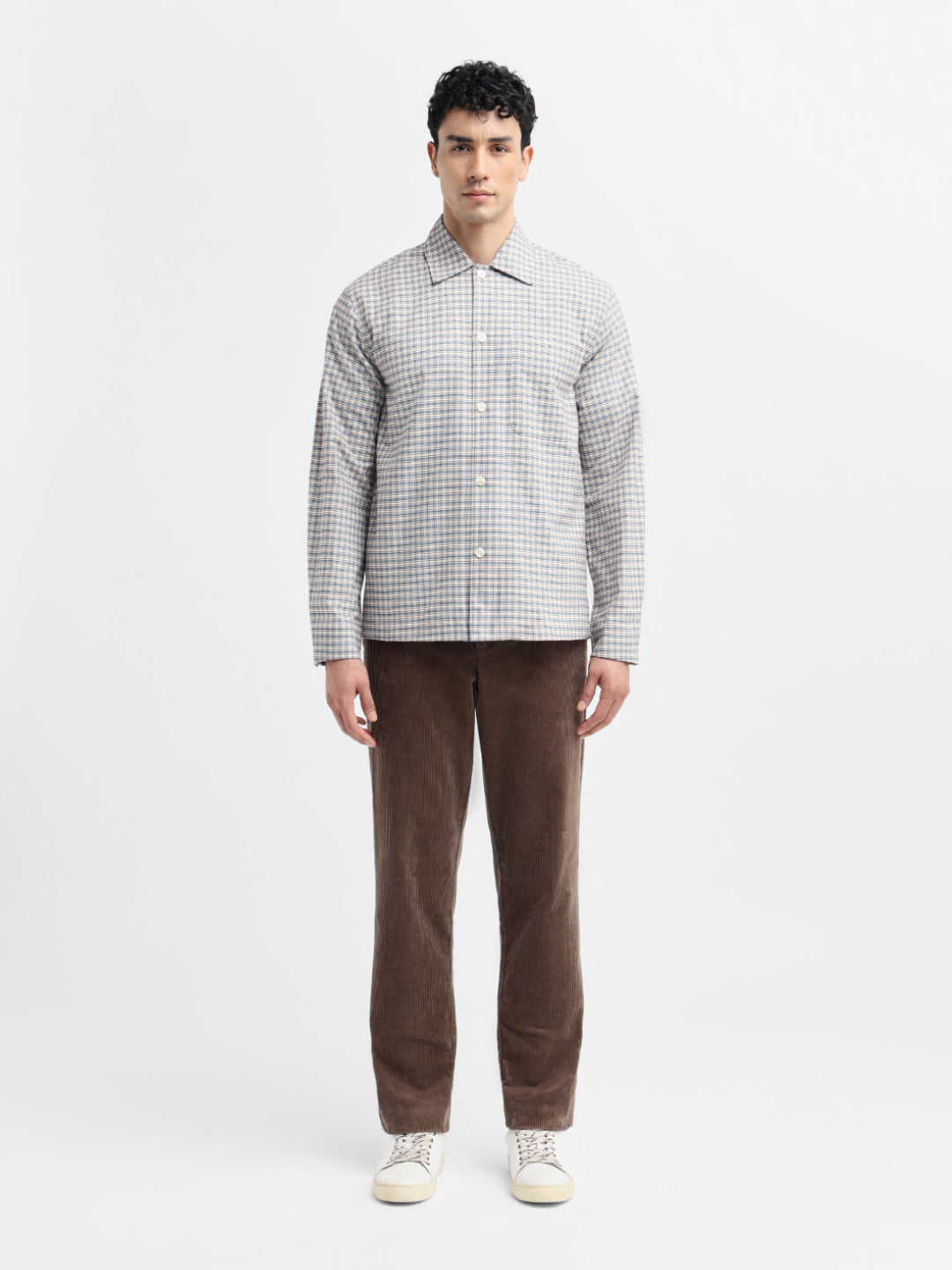 Brushed Check Relaxed Fit Shirt