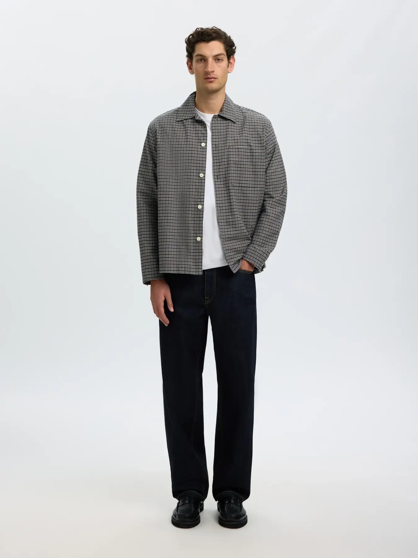 Brushed Check Relaxed Fit Shirt