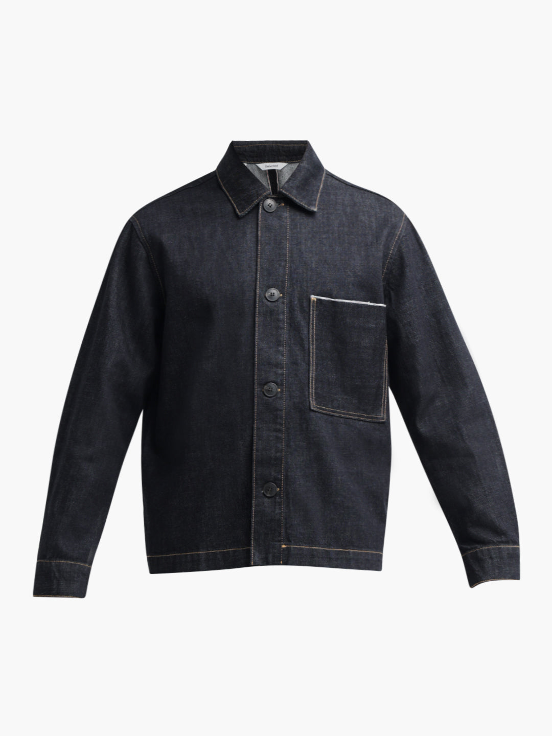 Dark Blue Selvedge Denim Jacket
