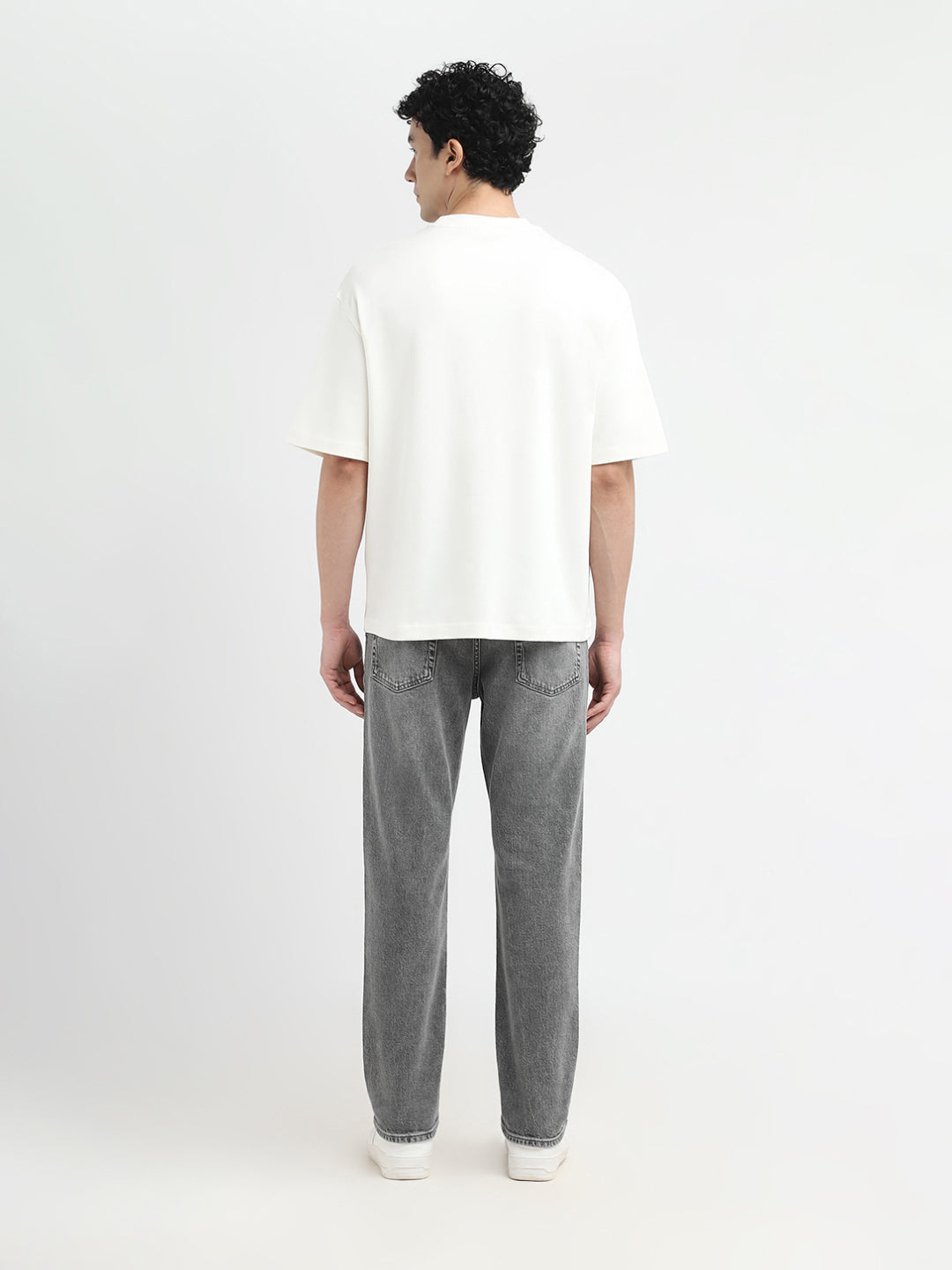 White Relaxed Fit O-Neck T-shirt