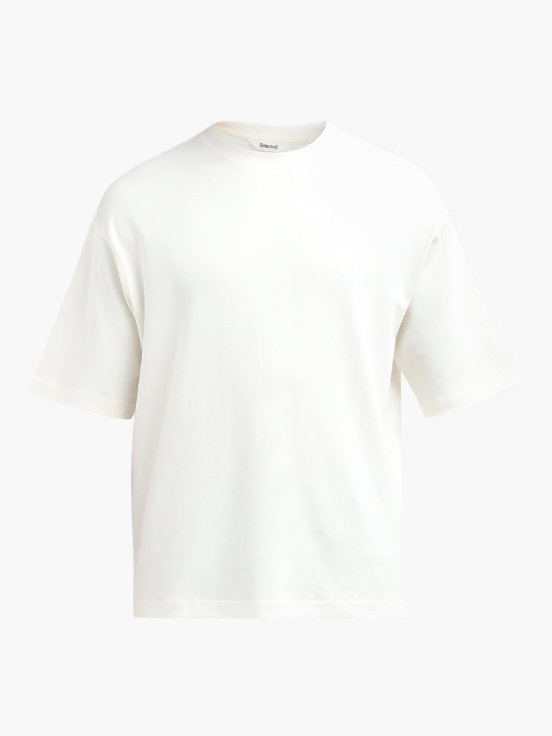 White Relaxed Fit O-Neck T-shirt