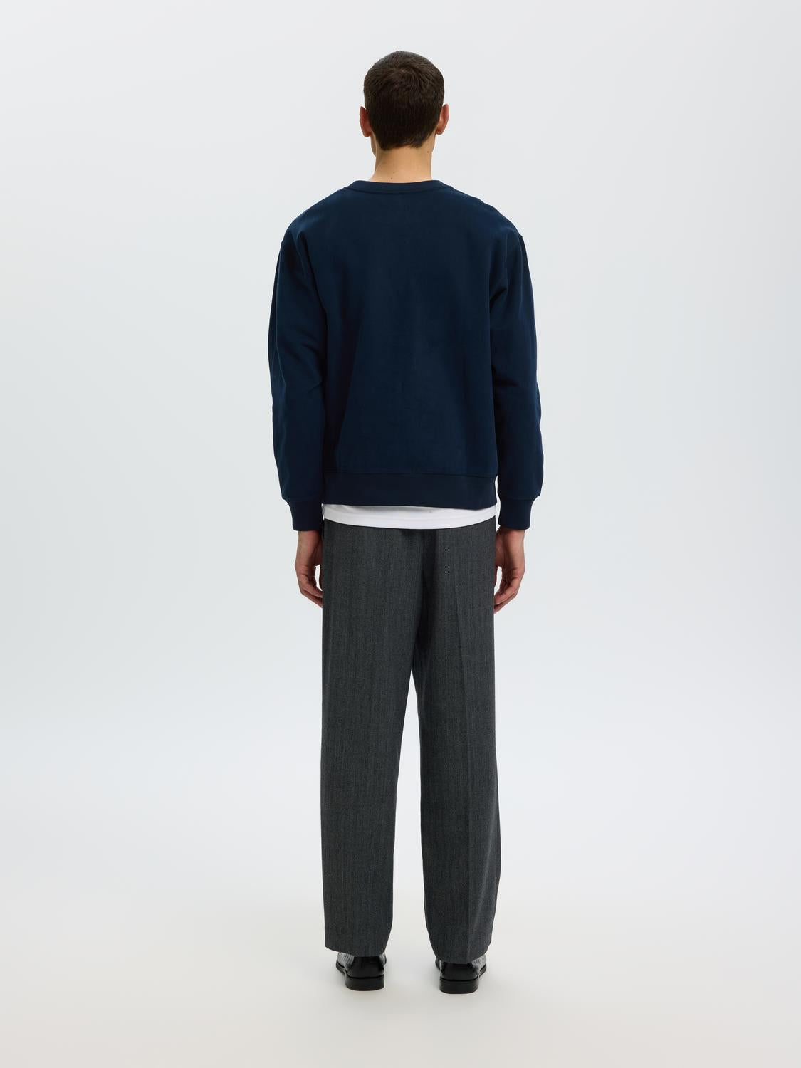 Dark Blue Organic Cotton Sweatshirt