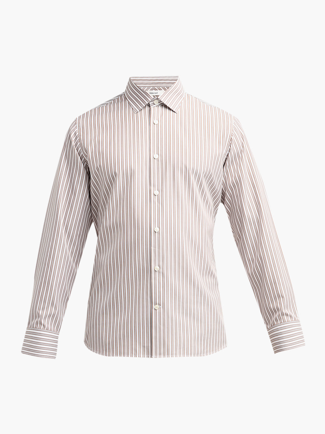 Striped Poplin Full Sleeves Shirt