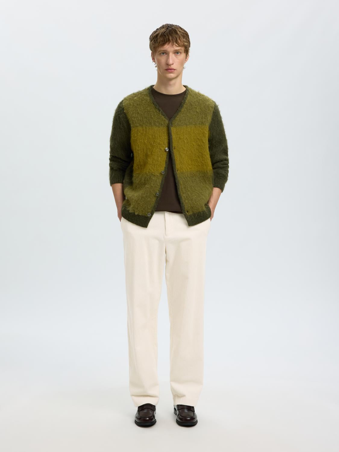 Loose Fit Corduroy Pants