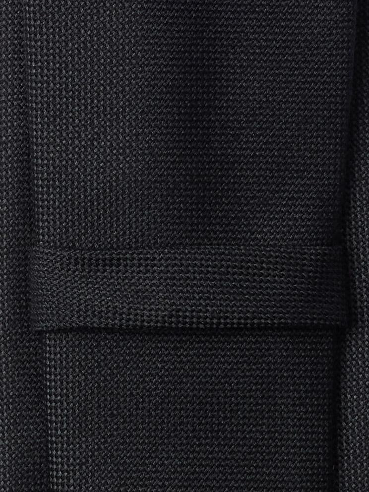Black Structured Tie