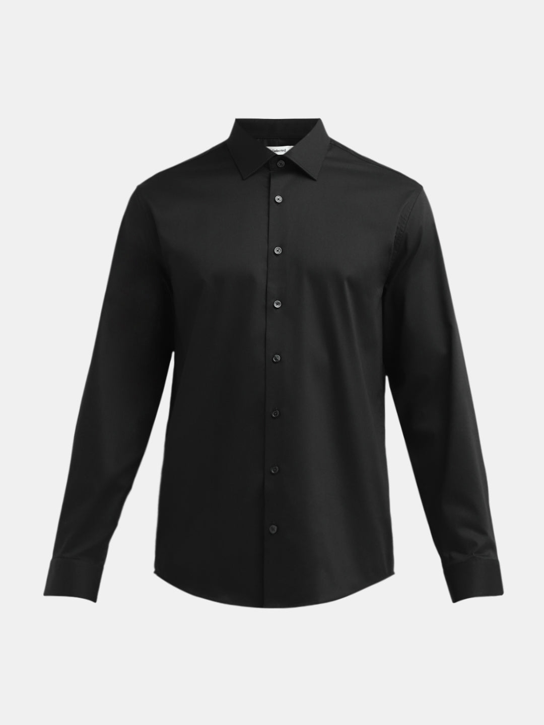 Black Regular Fit Formal Shirt