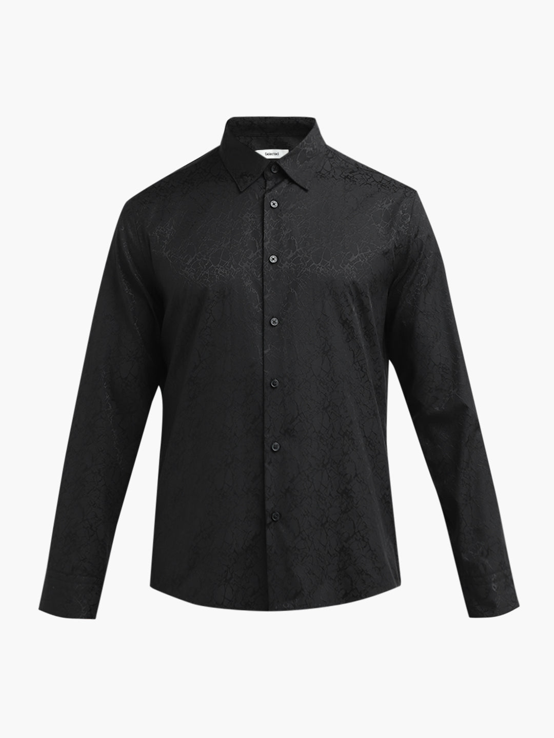 Black Textured Shirt