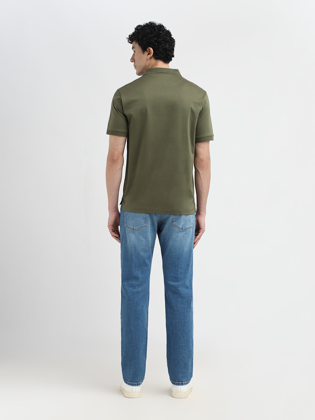 Green Zip Detail Polo