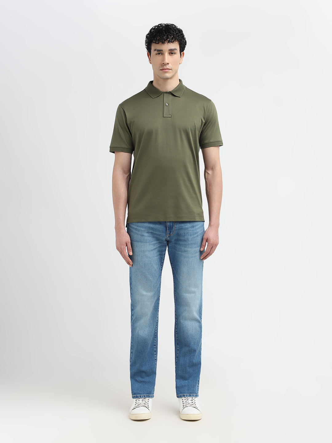Green Zip Detail Polo