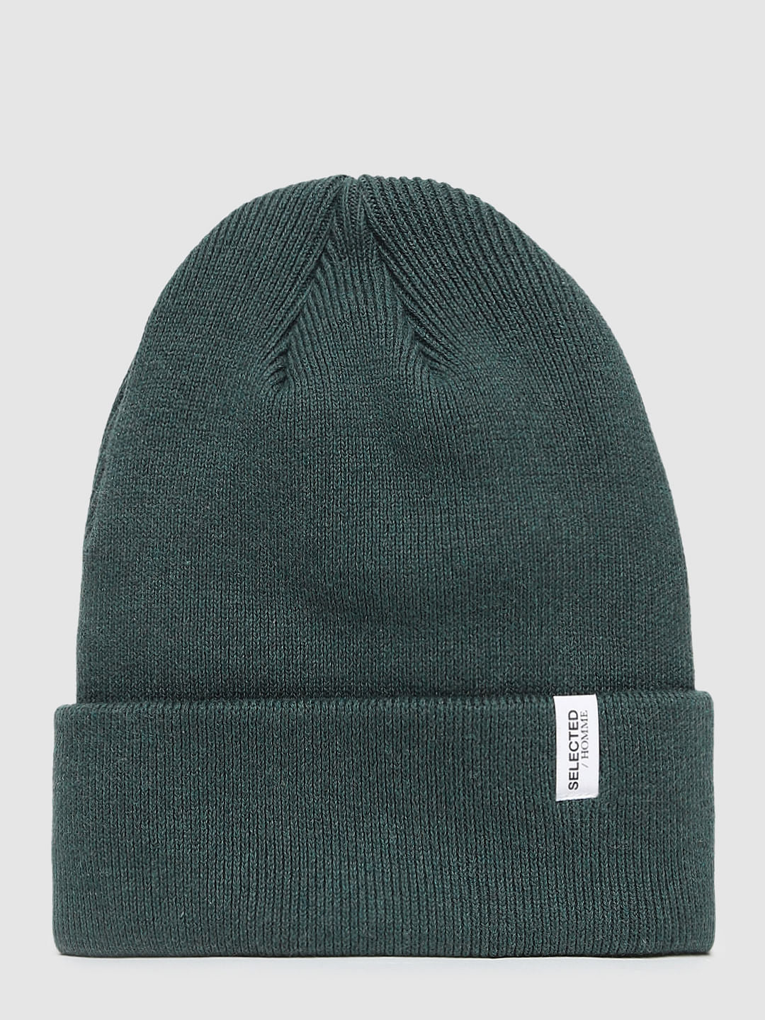 Dark Green Organic Cotton Beanie