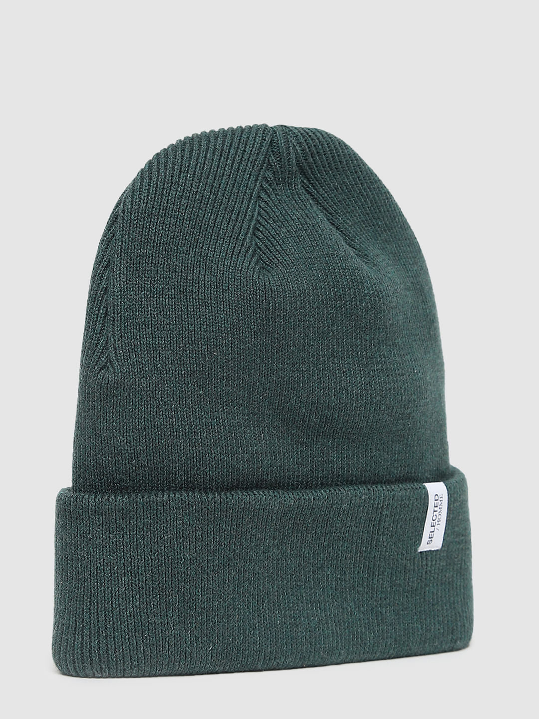 Dark Green Organic Cotton Beanie