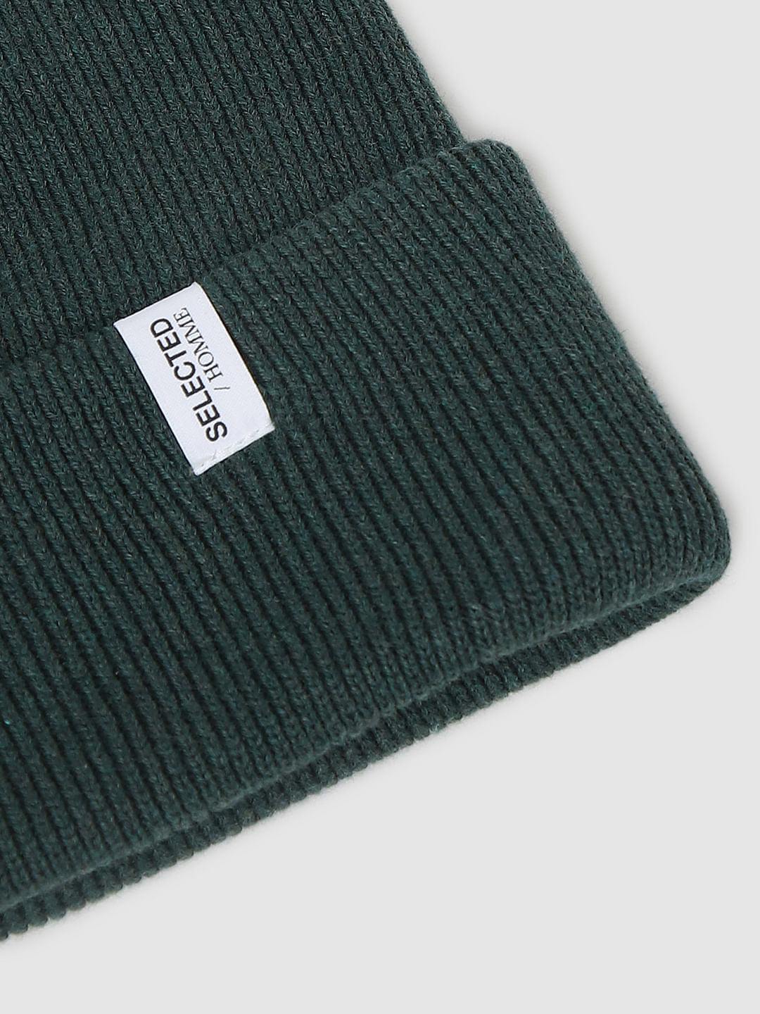 Dark Green Organic Cotton Beanie