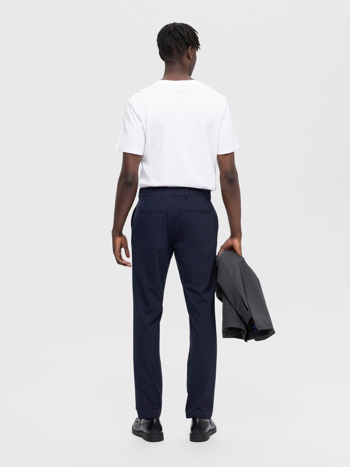 Dark Blue Flex Slim Fit Pants