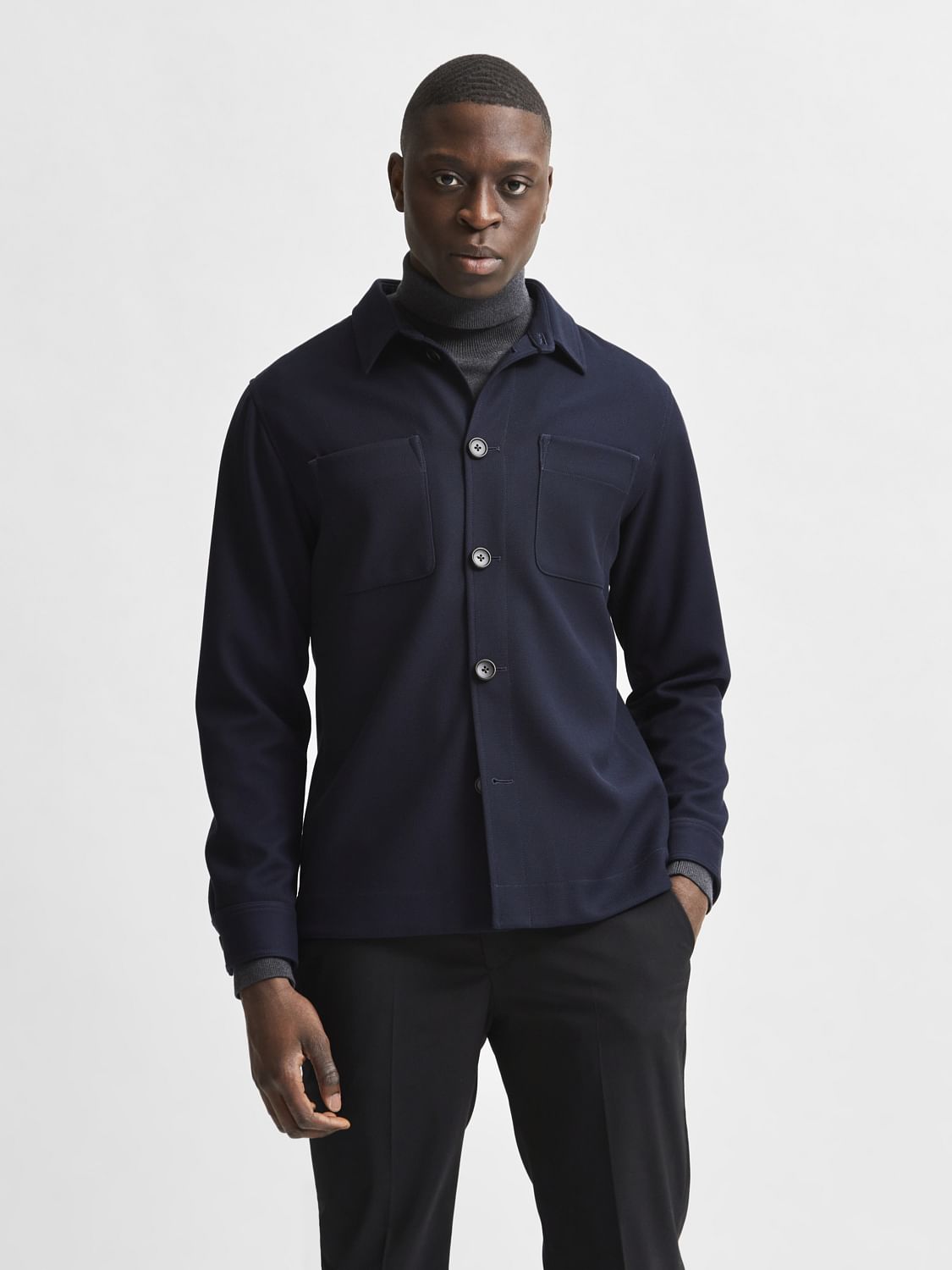 Blue Hybrid Blazer