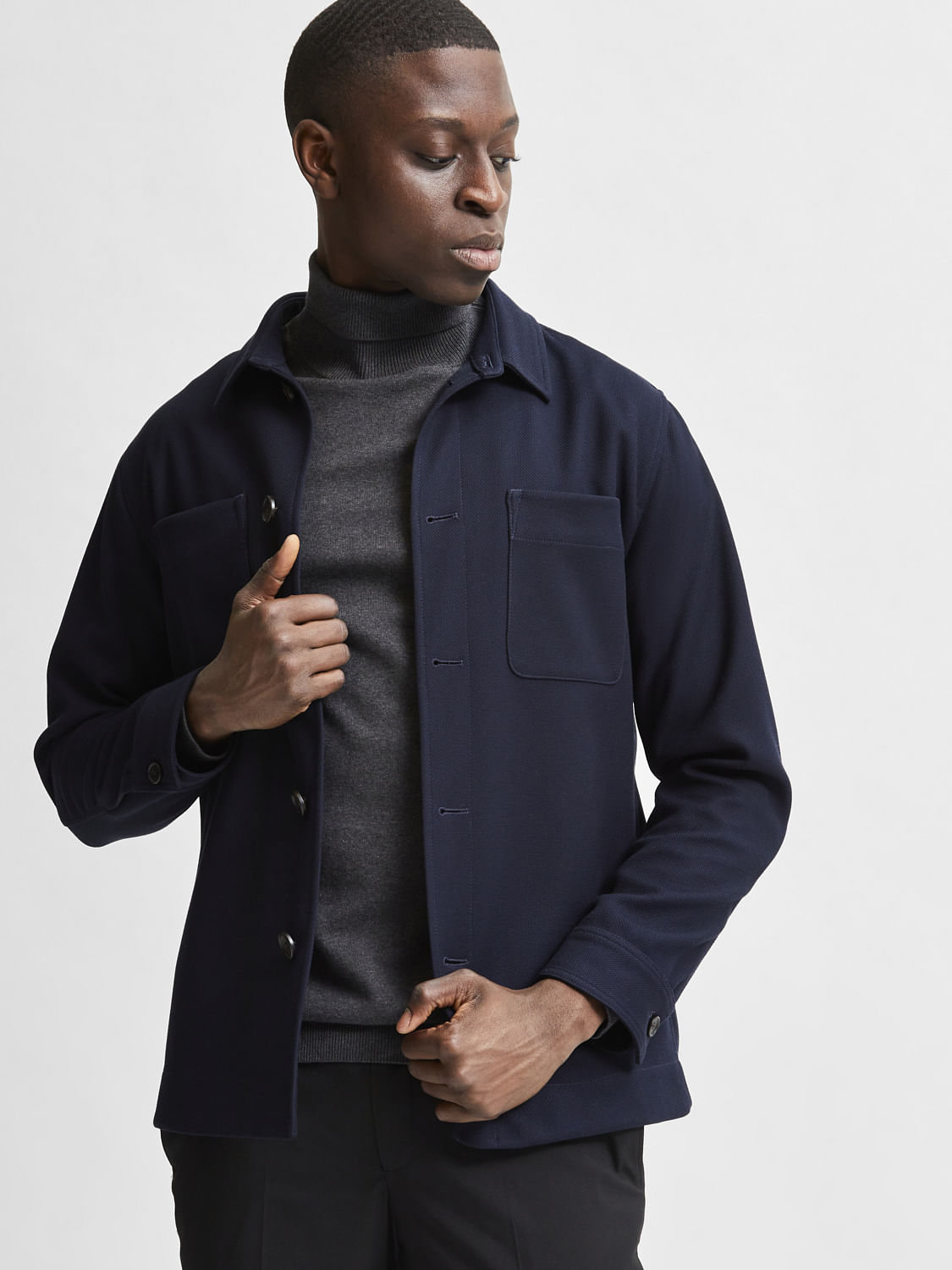 Blue Hybrid Blazer