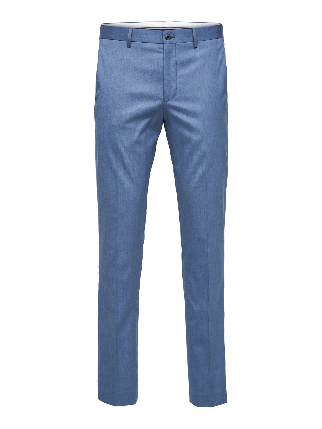 Blue Slim Fit Suit Trousers