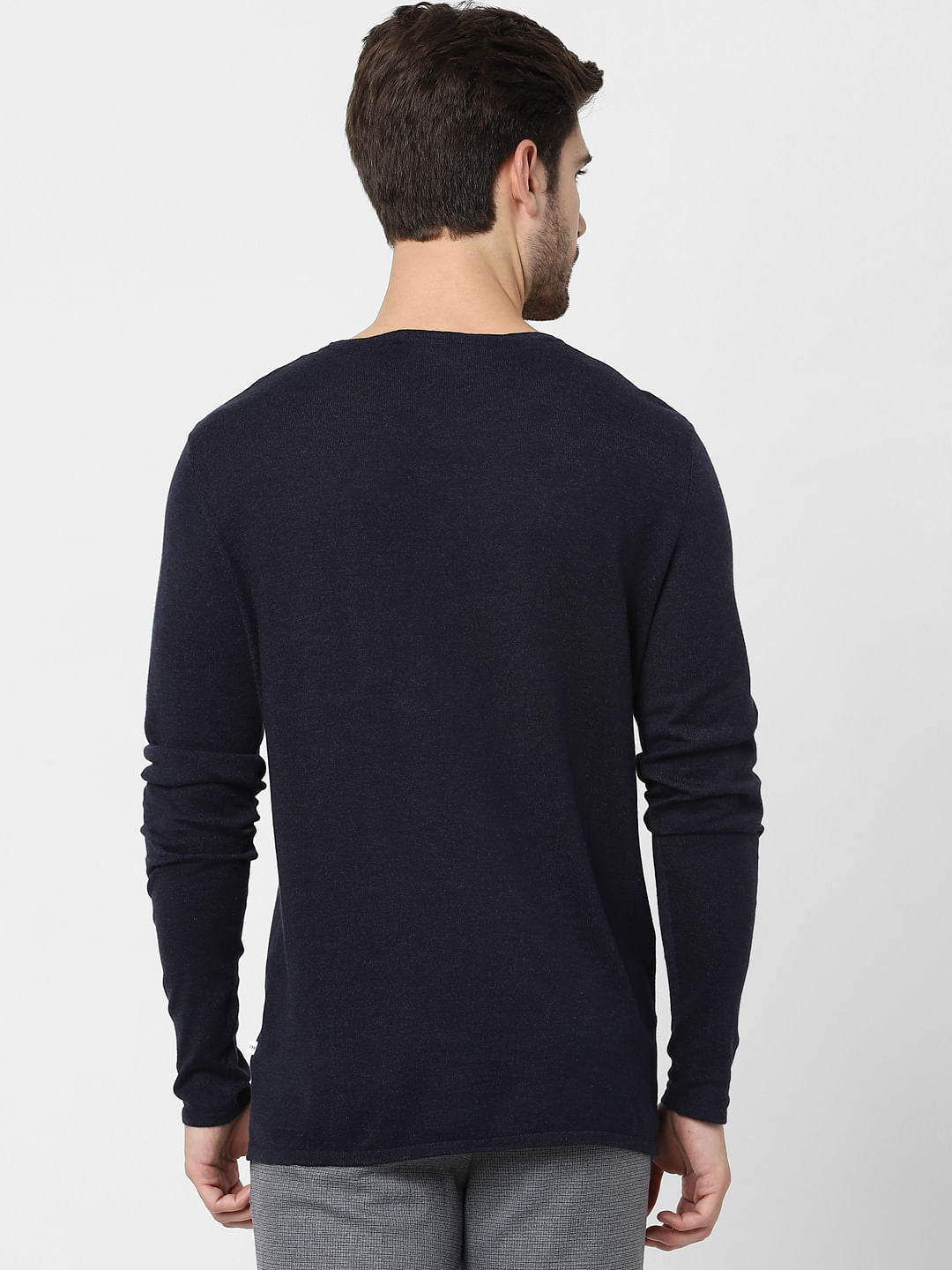 Blue Organic Cotton Pullover