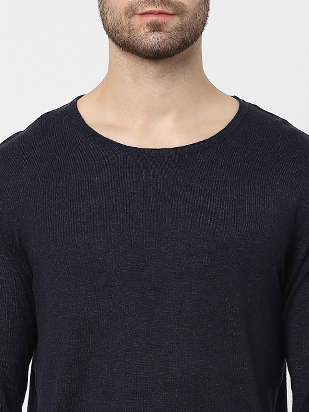 Blue Organic Cotton Pullover
