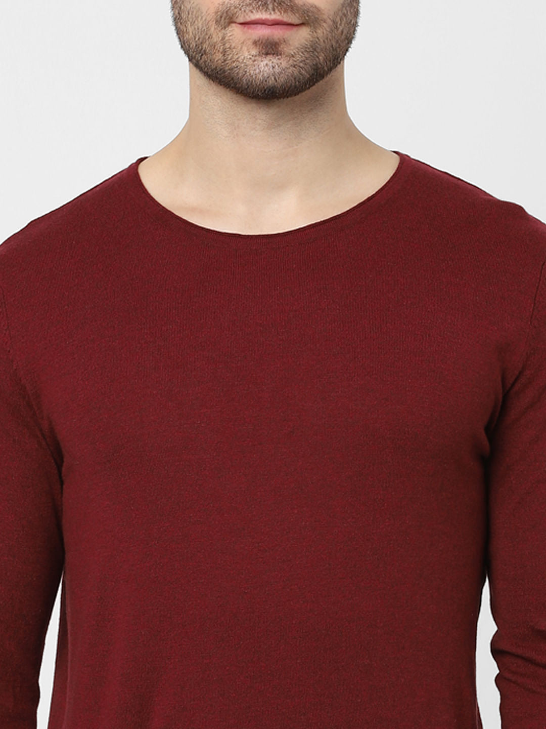 Red Organic Cotton Pullover