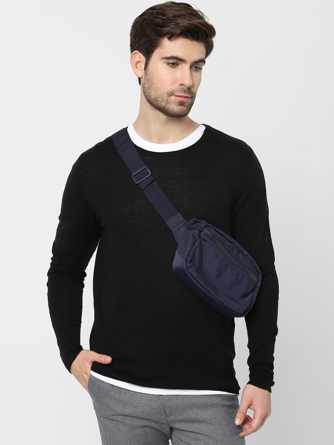 Black Organic Cotton Pullover