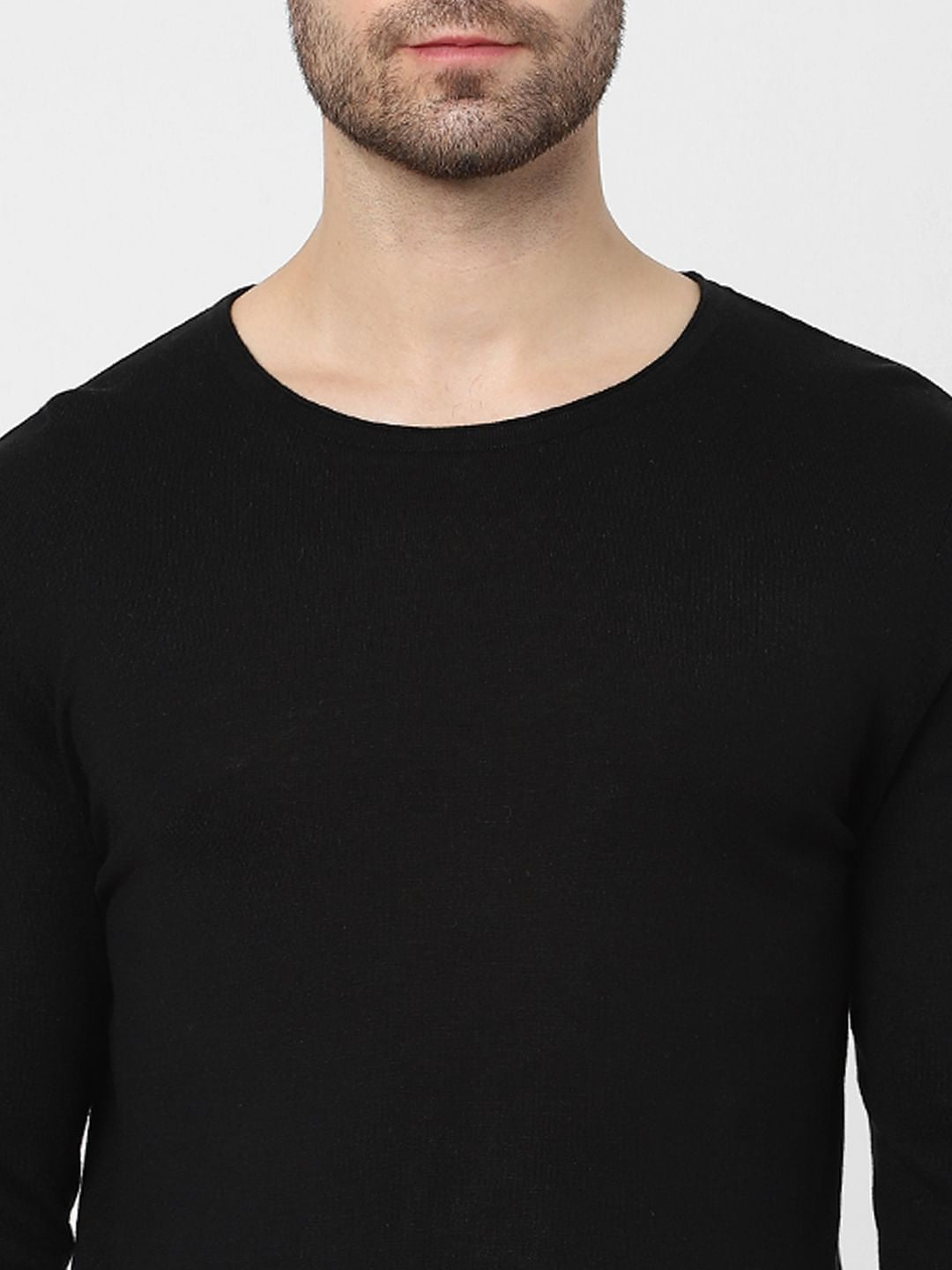 Black Organic Cotton Pullover