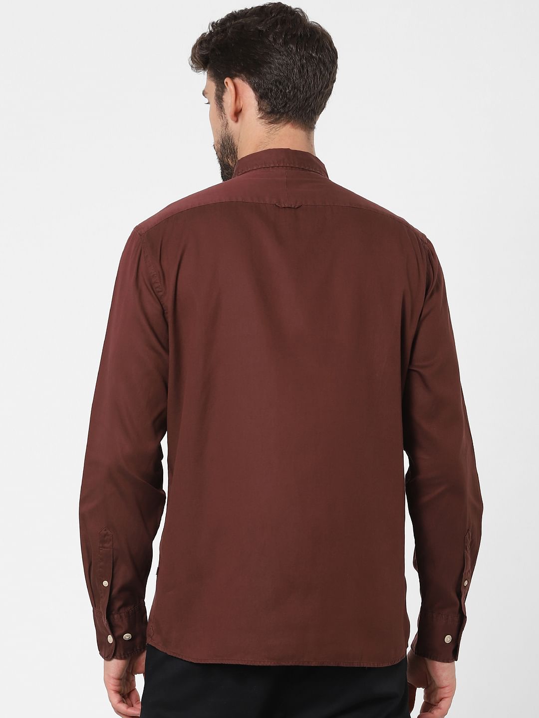 Brown Full Sleeves Shirt
