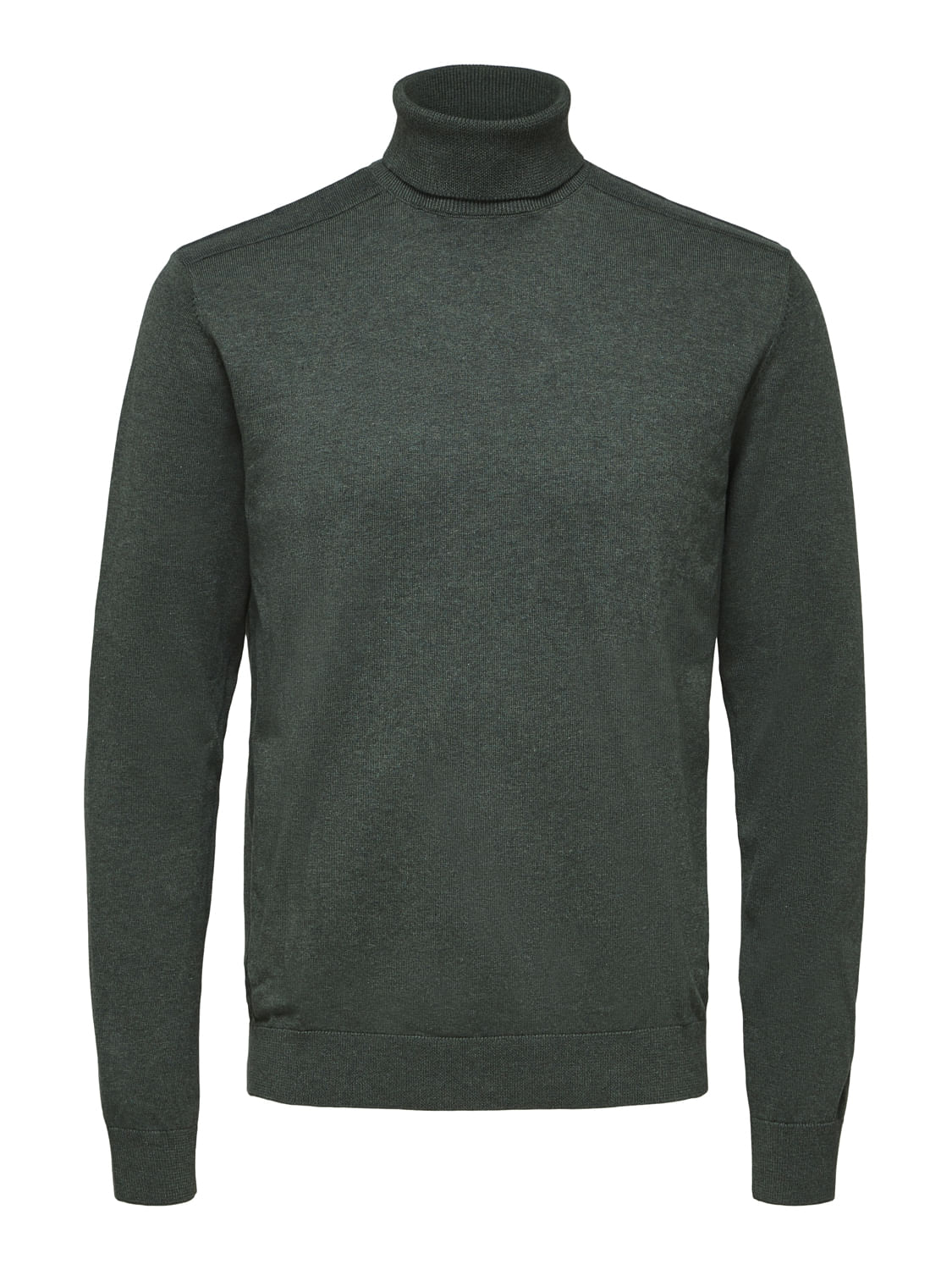 Green Turtleneck Pullover
