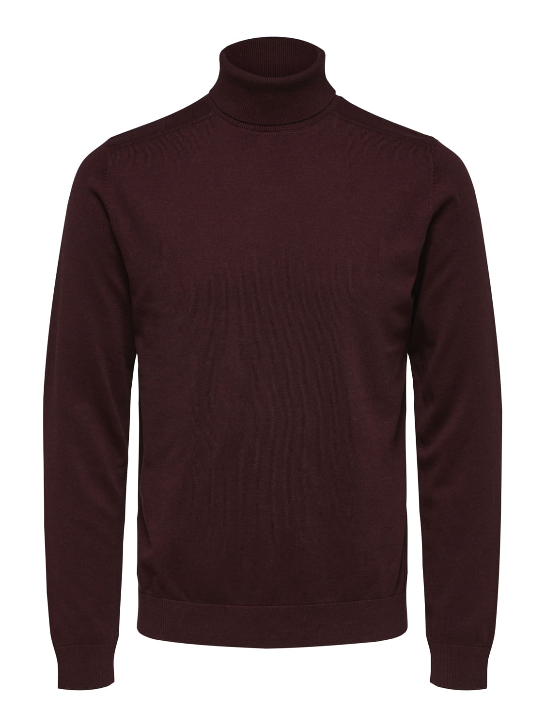 Maroon Turtleneck Pullover