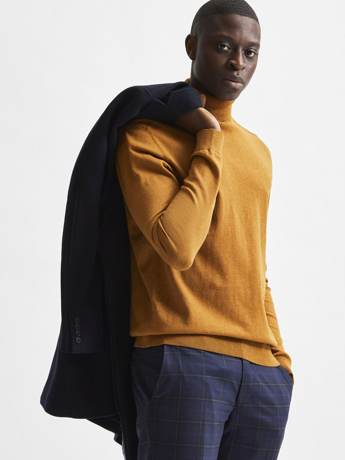 Ochre Turtleneck Pullover