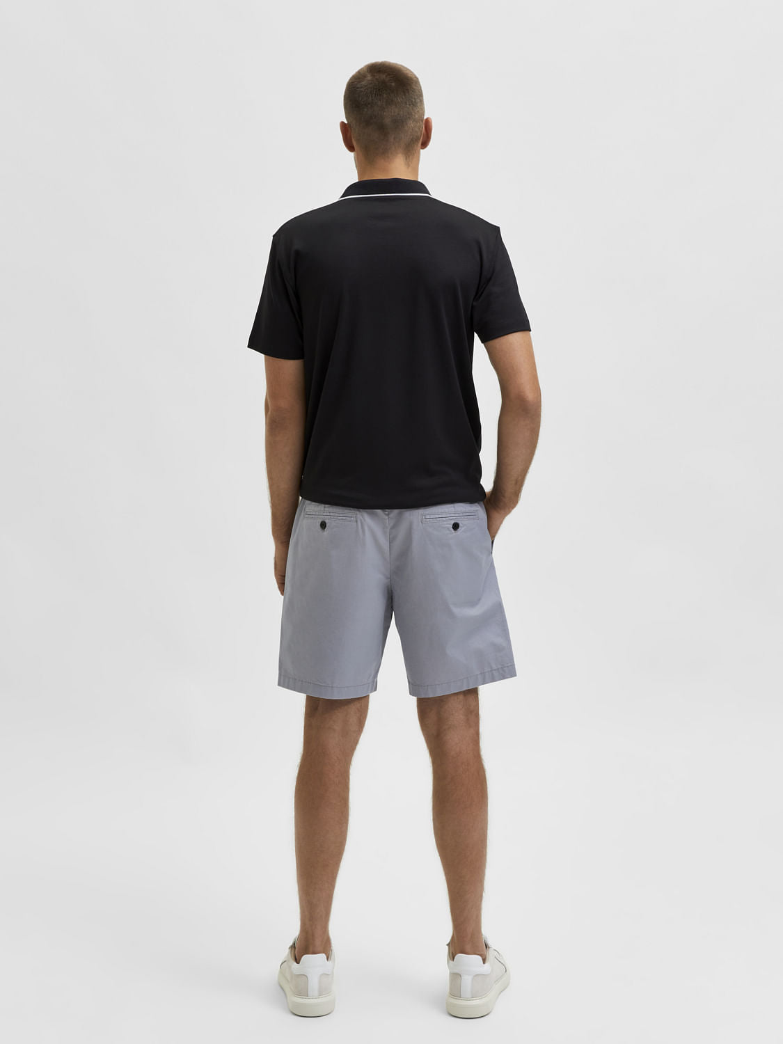 Blue Chino Shorts