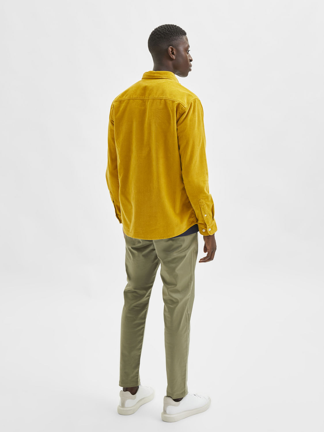 Yellow Corduroy Shirt