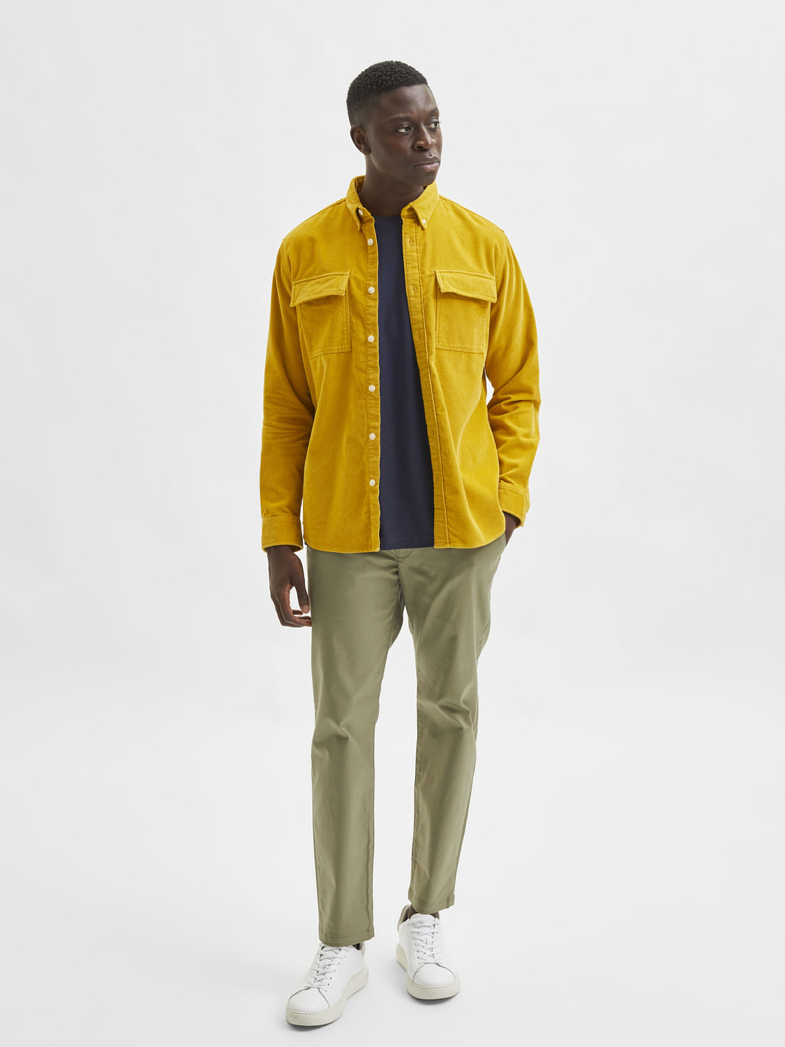 Yellow Corduroy Shirt