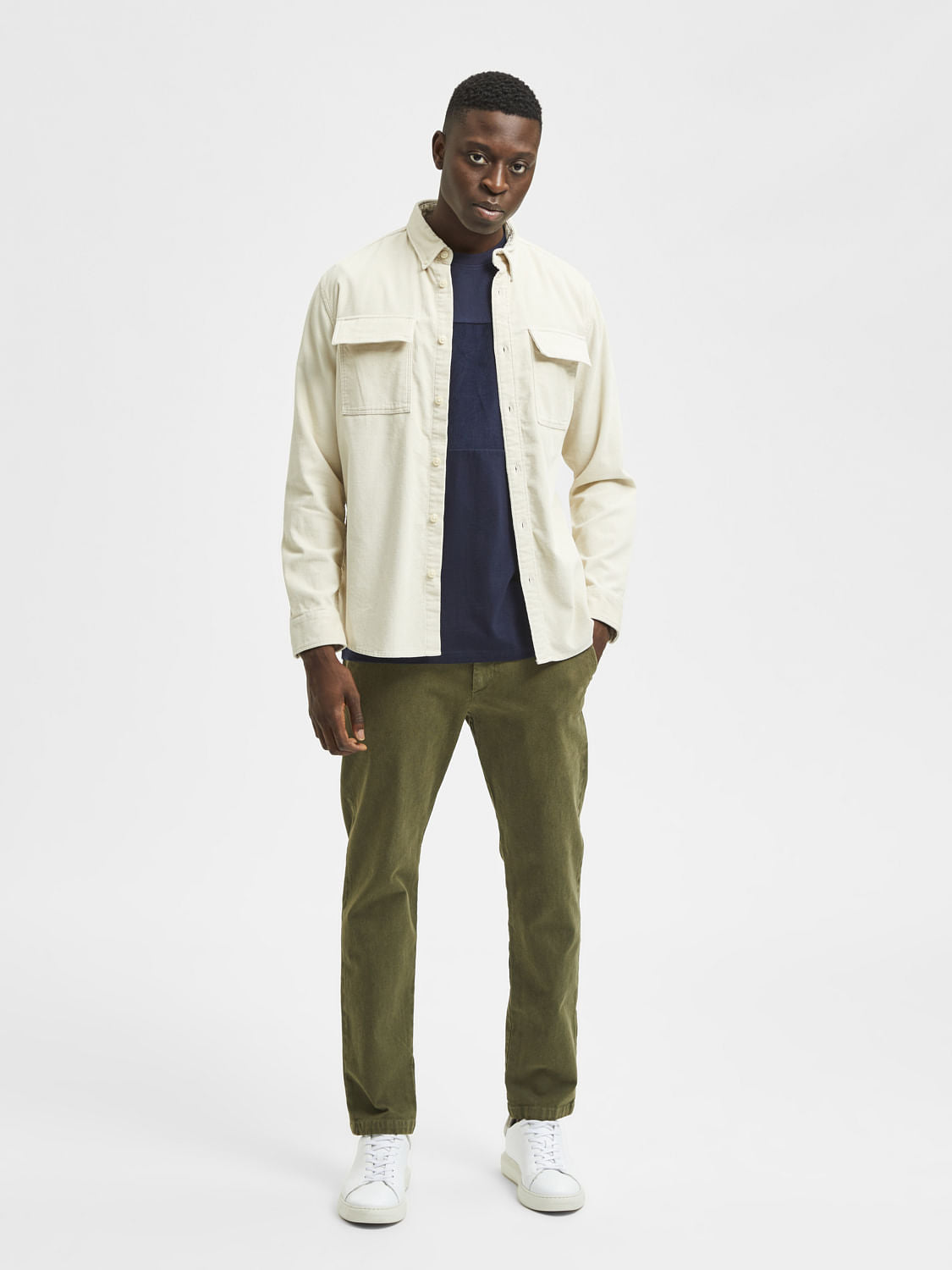 White Corduroy Shirt