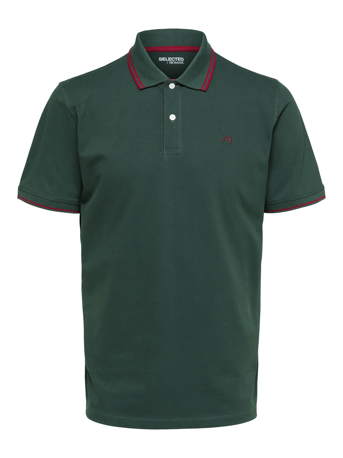 Green Organic Cotton Polo Neck T-Shirt
