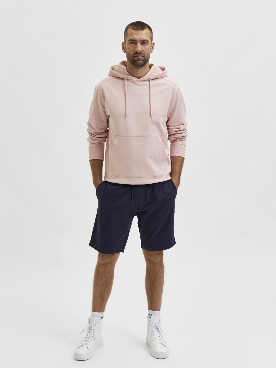 Blue Organic Cotton Sweatshorts