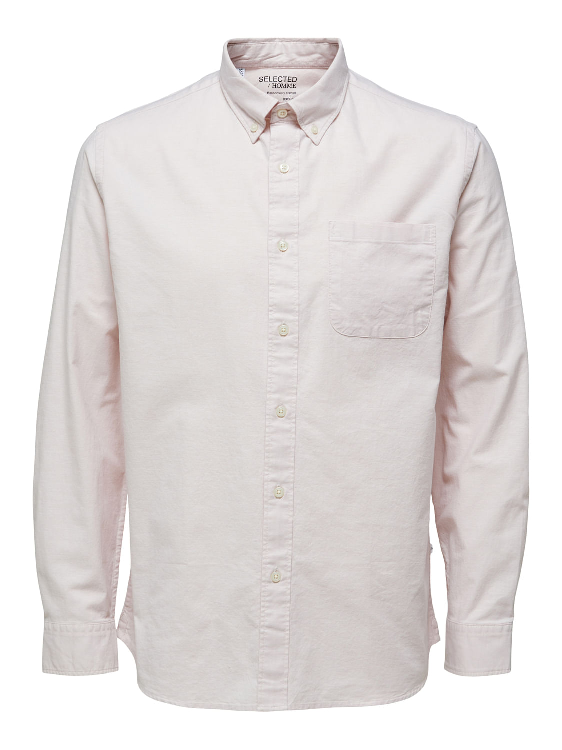 Light Pink Organic Cotton Full Sleeves Shirt