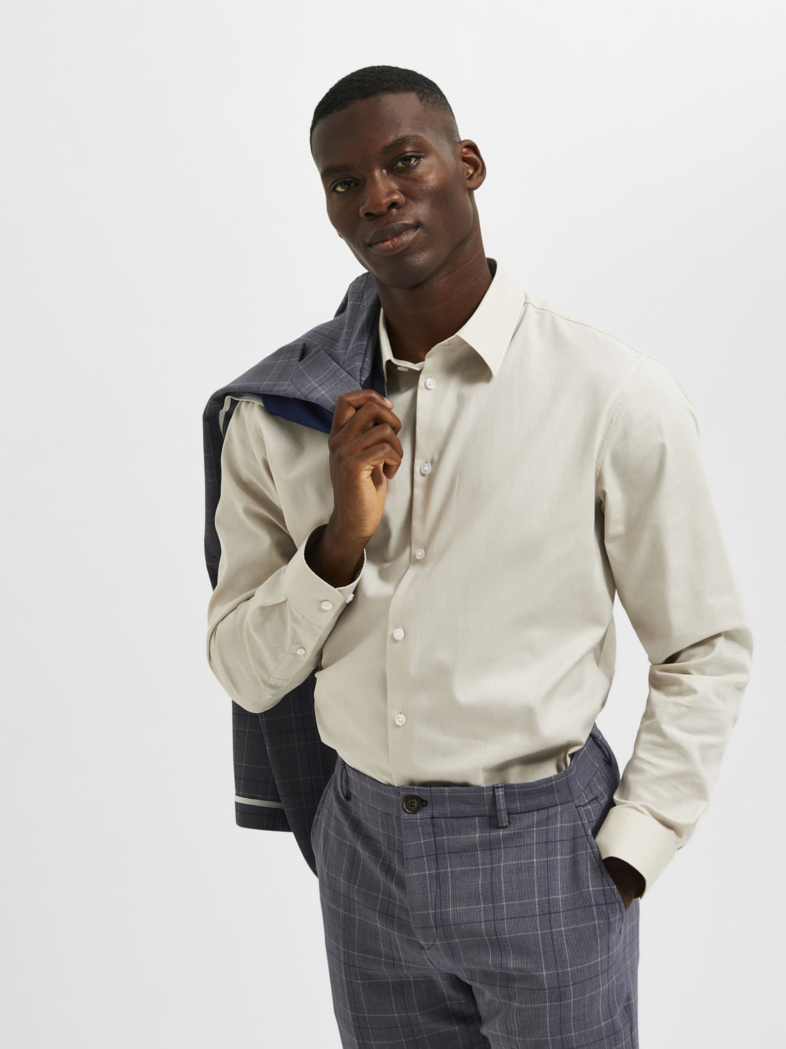 White Full Sleeves Shirt