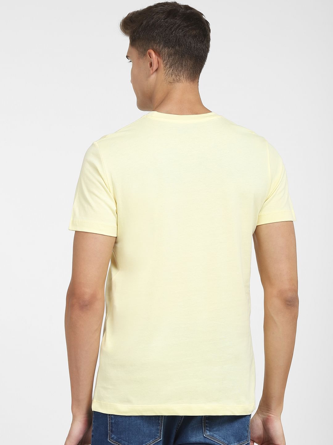 Yellow Crew Neck T-Shirt