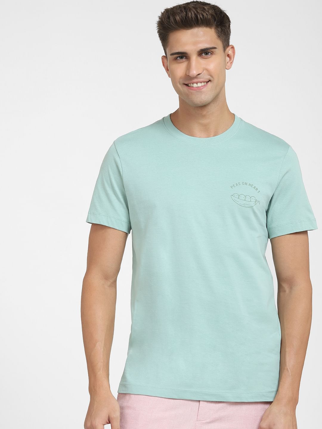 Green Crew Neck T-Shirt