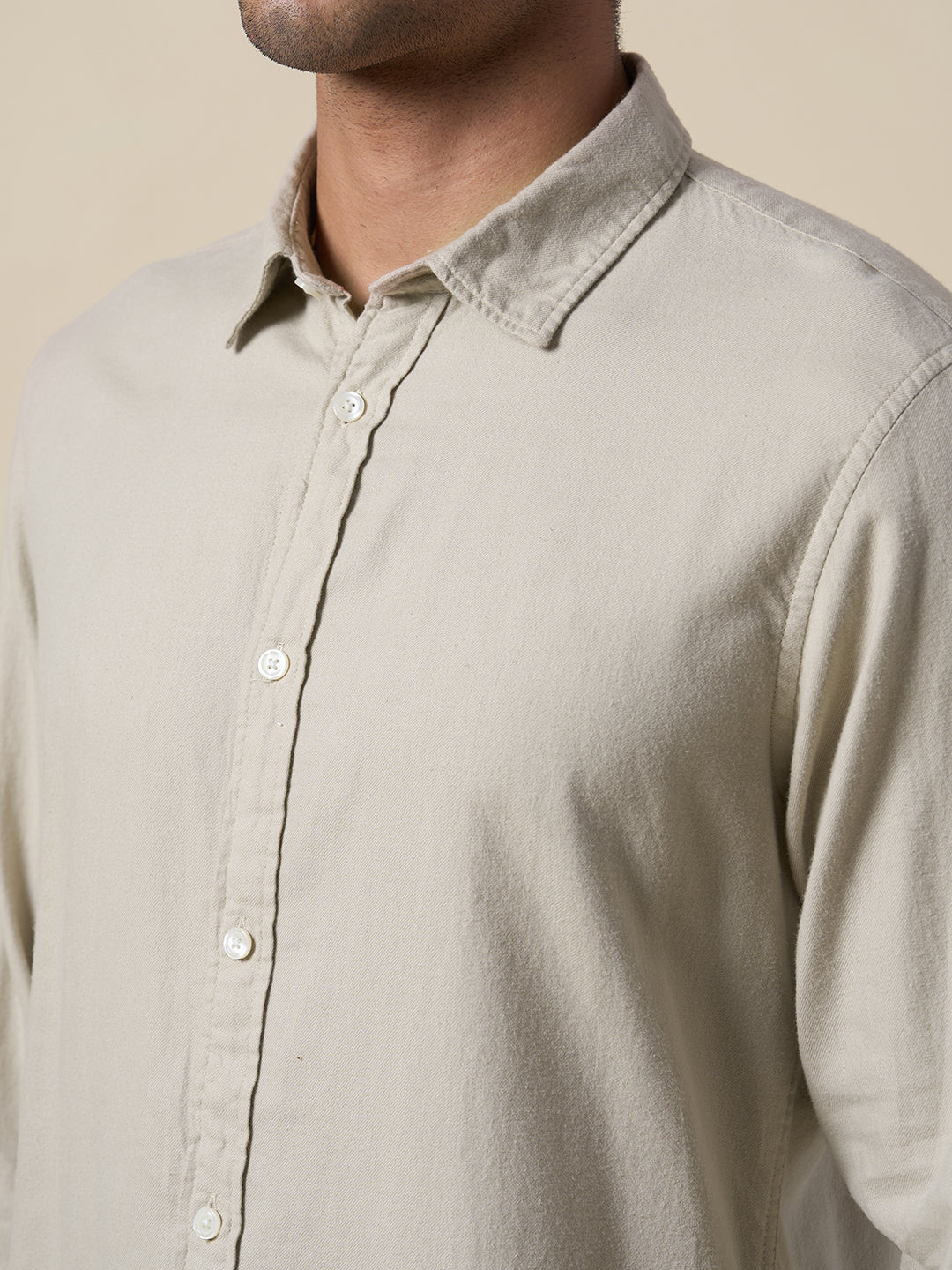 Brushed Slim Fit Shirt