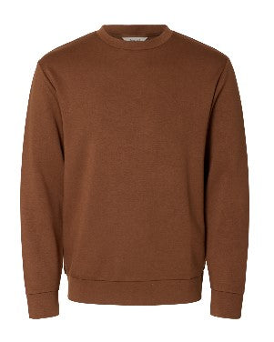 Crew Neck Sweatshirt - Brown