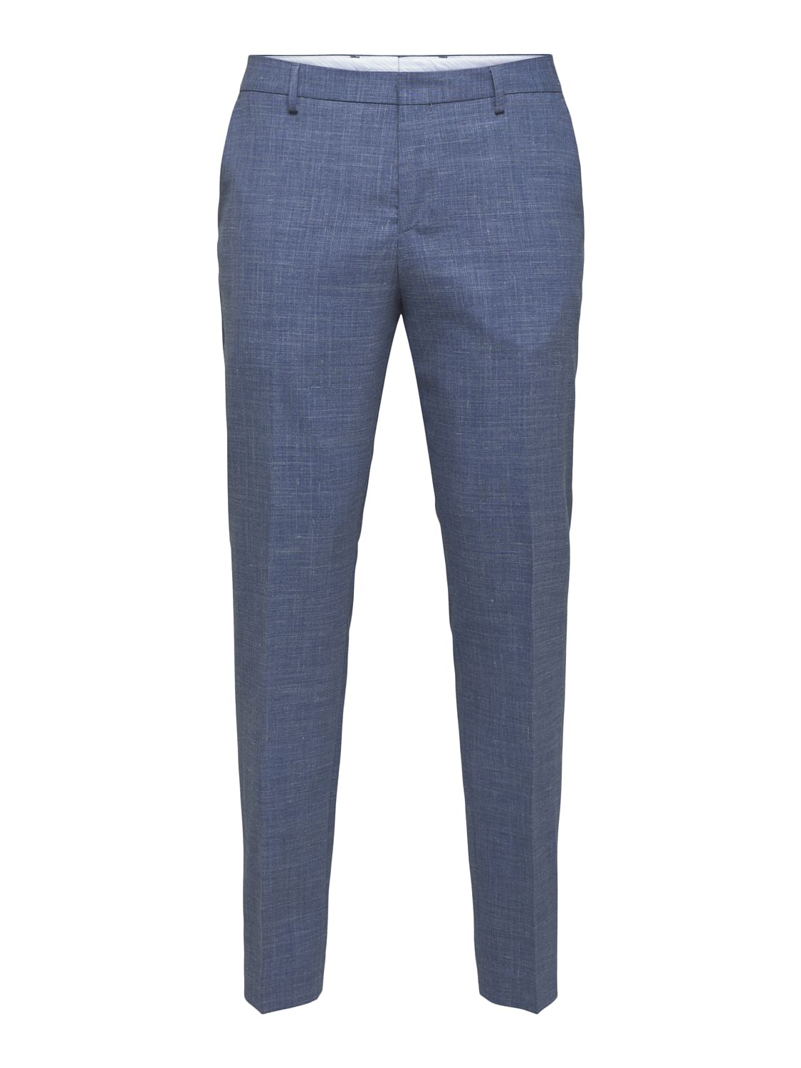 Blue Slim Fit Suit Trousers